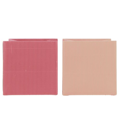 Article Jardinière à fleurs sac à fleurs rose saumon 12cmx12cm 6 pcs