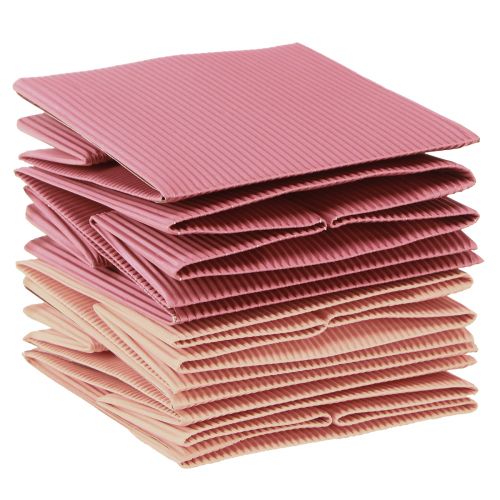 Article Jardinière à fleurs sac à fleurs rose saumon 12cmx12cm 6 pcs