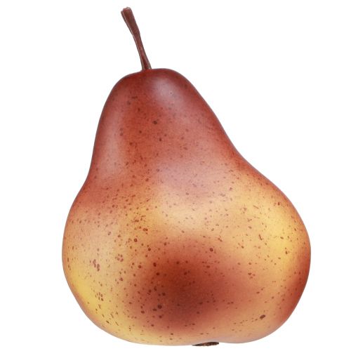 Article Poire décorative jaune marron pour Thanksgiving d&#39;automne Ø8,5cm 4 pcs