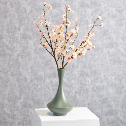 Article Branche décorative fleurie avec de délicates fleurs de cerisier, 83 cm, 3 pièces