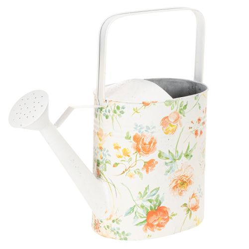Arrosoir décoratif vintage en métal à motif de rose, décoration de jardin estivale, pot de fleurs nostalgique, H31,5 cm acheter | Floristik24.fr