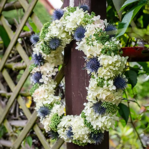 Article Hortensia décoratif Hortensia boule de neige artificielle blanche 65cm
