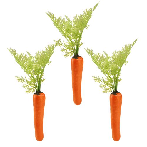 Article Carottes décoratives légumes artificiels L30cm 3 pcs