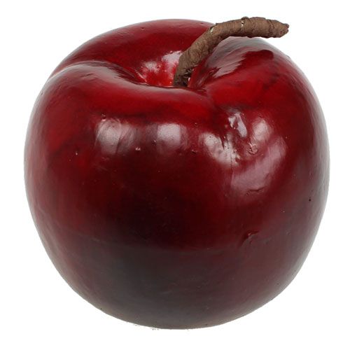 Floristik24 Pomme décorative rouge 18cm