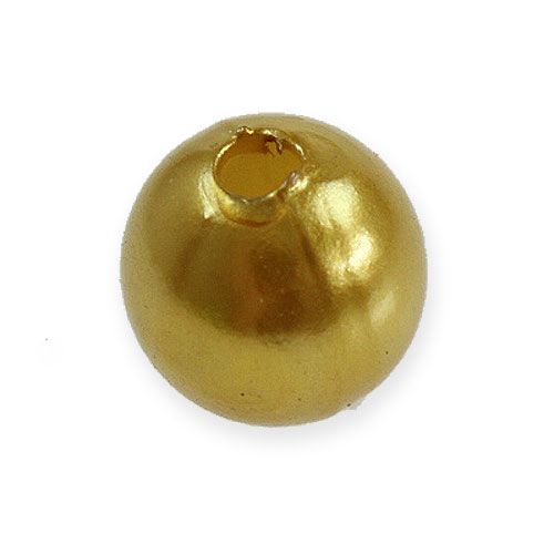 Article Perles décoratives Ø10mm dorées 115 pcs