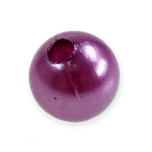 Article Perles décoratives Ø10mm violet 115 pcs