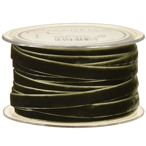 Article Rubans décoratifs Velours vert foncé 10 mm 20 m