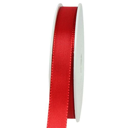 Floristik24 Ruban cadeau et décoration rouge 25mm 50m