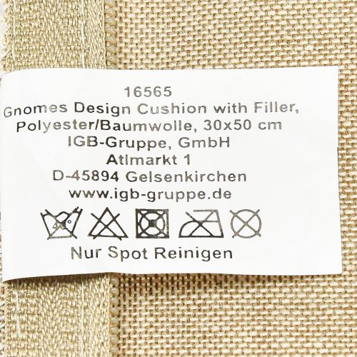 Article Coussin décoratif avec lutins coussin décoratif vert beige 50×30cm