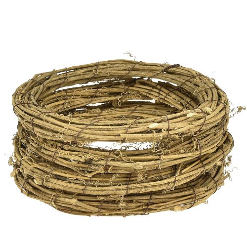 Article Couronne décorative couronne de vigne couronne naturelle vierge Ø25cm 4pcs