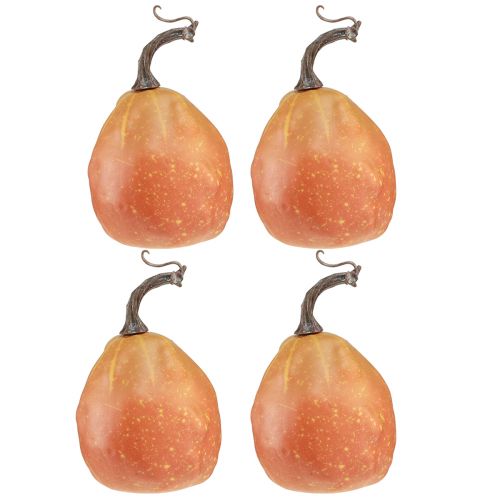 Article Citrouille décorative pour décoration orange jaune Ø9cm 4 pcs