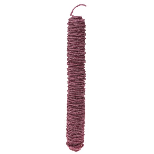 Floristik24 Cordon de feutre mèche violet 55 m