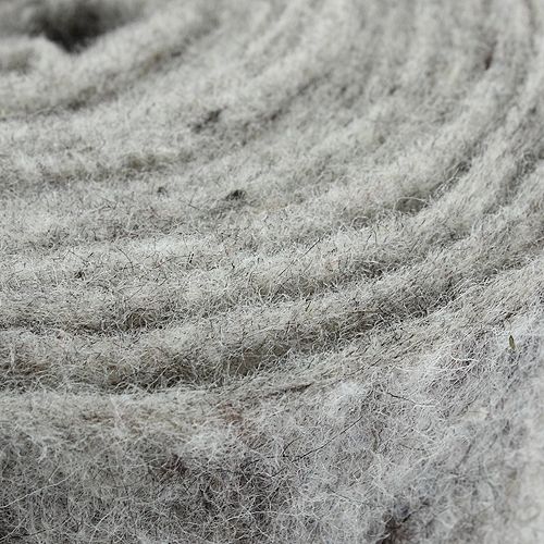 Ruban feutre gris 15cm 5m