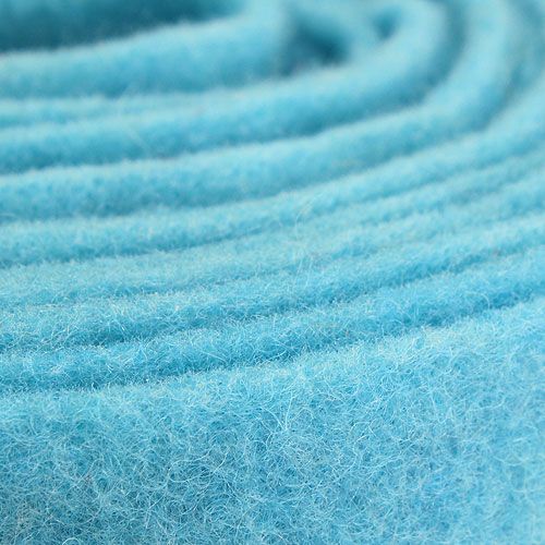 Floristik24 Ruban de feutrine turquoise 15cm x 5m