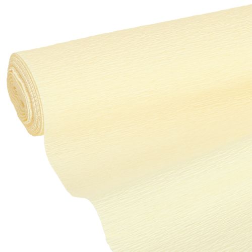 Floristik24 Papier crépon pour fleuriste couleur champagne 50x250cm