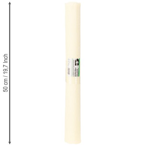 Article Papier crépon fleuriste crêpe fleuriste champagne 50×250cm 5 pièces