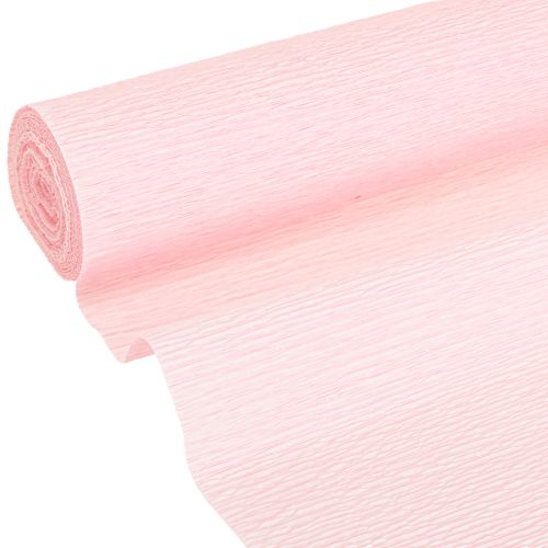 Papier crépon fleuriste rose 50×250cm 5pcs