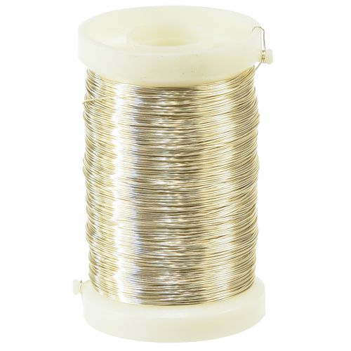 Article Fil de fleuriste fil de myrte champagne 0,30mm 100g 3 pcs