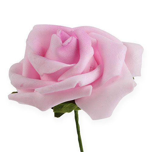 Floristik24 Rose en mousse Ø 6cm violet clair 27 pièces