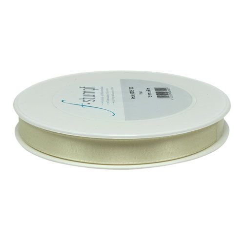 Article Ruban cadeau et décoration ruban taffetas crème 15mm 50m