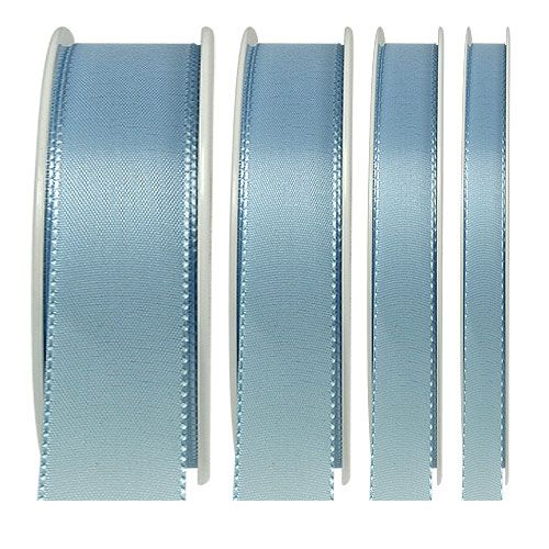 Ruban cadeau et décoration 50m bleu clair