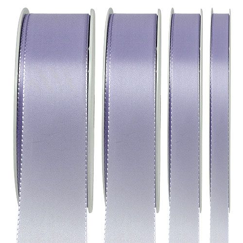 Article Ruban cadeau violet ruban décoratif taffetas 50 m lilas clair