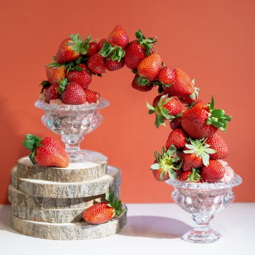 Article Bol en verre classique avec base au design vintage – Transparent, Ø13 cm x 11 cm – Utilisation polyvalente pour la décoration de trophées