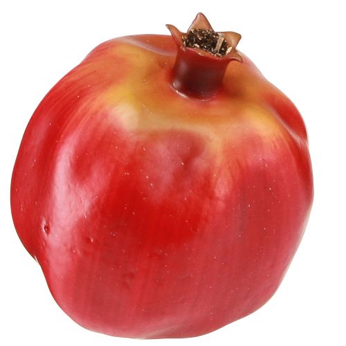 Décoration de fenêtre rouge artificielle de fruit décoratif de grenade 10,5 cm