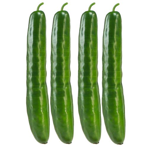 Article Concombres artificiels pour décoration végétale 24cm 4 pcs