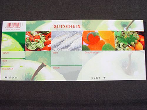 Floristik24 Bons motif pomme avec enveloppes (50 pièces)