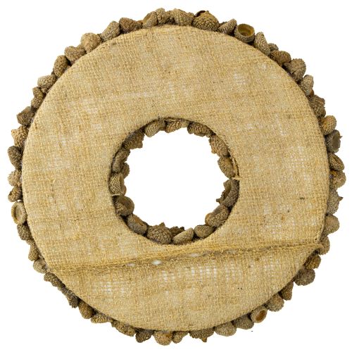 Article Couronne de décoration d&#39;automne en glands couronne naturelle Ø30cm