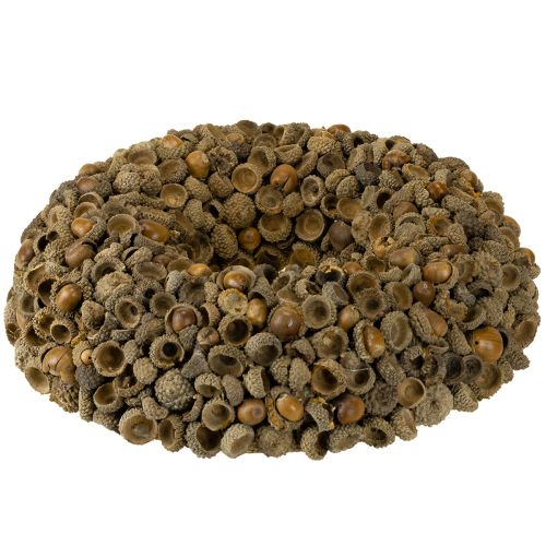 Article Couronne de décoration d&#39;automne en glands couronne naturelle Ø30cm