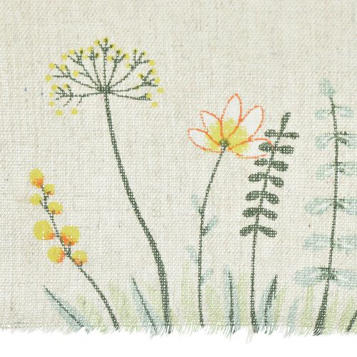 Article Anneau décoratif en métal coeur boucle anneau décoratif à suspendre avec herbes sauvages L31,5 cm 2pcs