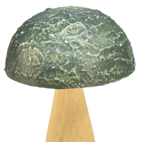 Article Champignons en bois champignons décoratifs décoration d&#39;automne bois assortis 11×7,5cm 3pcs