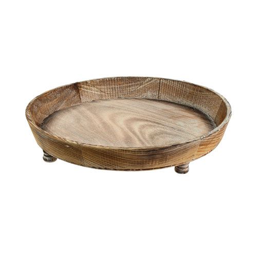 Floristik24 Bol en bois marron Ø40cm