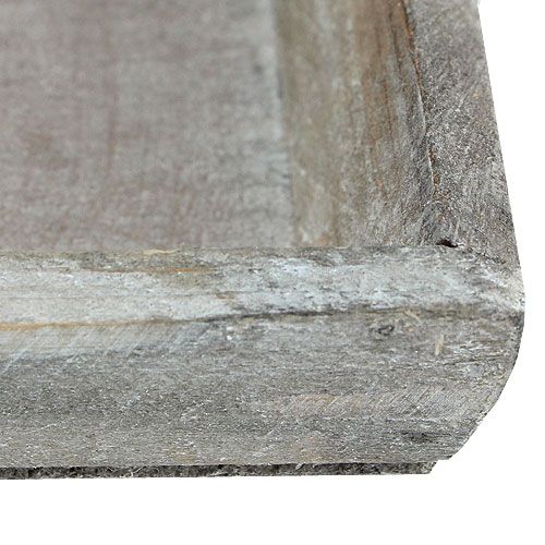 Bol en bois gris clair 35cm x 11cm