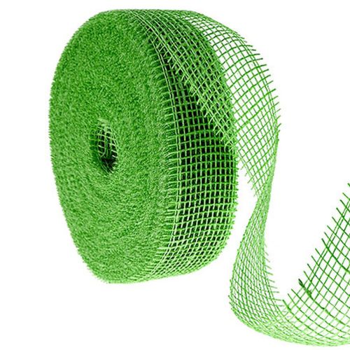 Ruban en Jute Vert 5 cm x 40 m acheter | Floristik24.fr