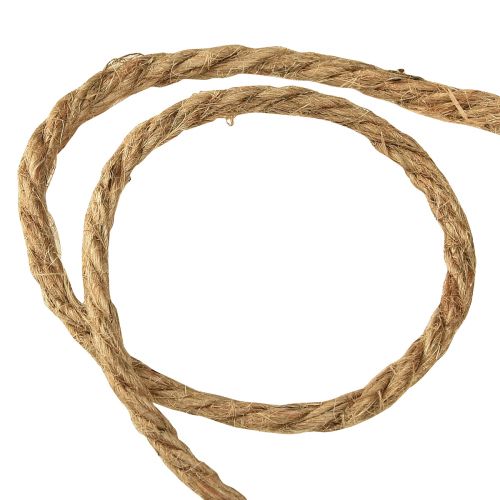 Article Cordon de jute cordon décoratif rustique Bobine en bois Ø5mm de 7m chacune 2 pièces