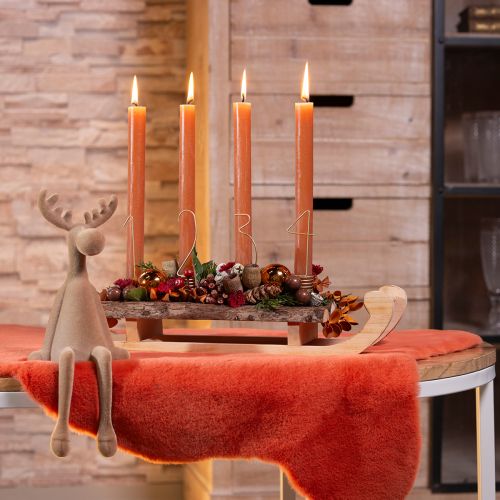Article Tapis de sol floqué en élan marron 31 cm 3 pièces