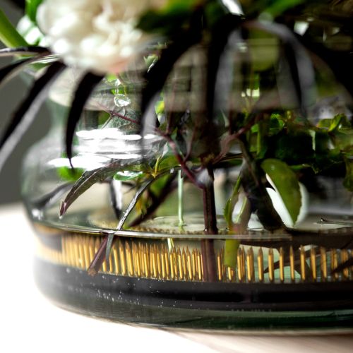 Article Bague Kenzan avec picots en laiton, ronde, Ø200mm