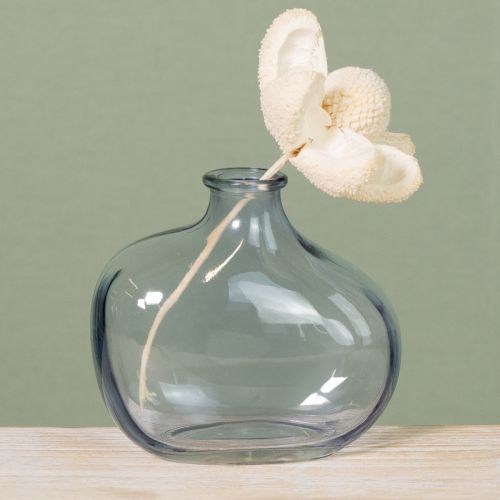 Article Petit vase en verre transparent moderne mini vase en verre 11 × 6 × 10 cm 3 pièces