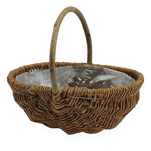 Article Panier de pommes de terre 32/27,5/23,5cm avec papier d&#39;aluminium naturel 3 pièces