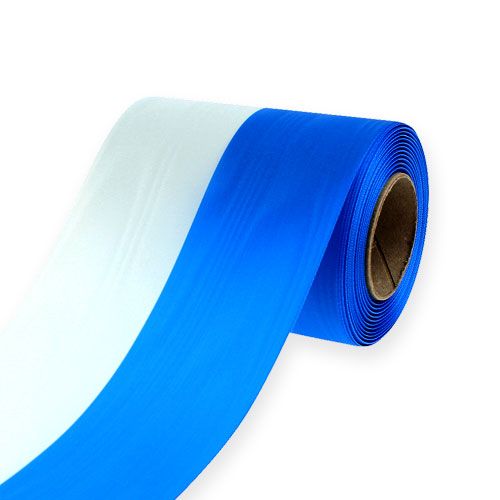 Article Bandes de couronne moiré bleu-blanc 125 mm