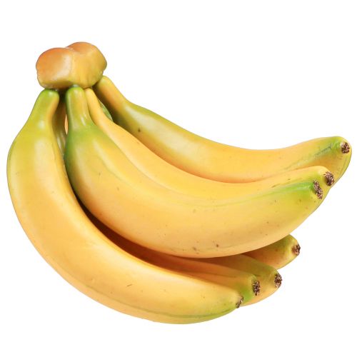 Floristik24 Bananes artificielles comme bouquet de nourriture factice jaune 21cm