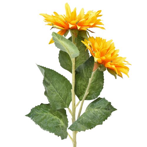 Floristik24 Tournesols artificiels jaunes 80cm
