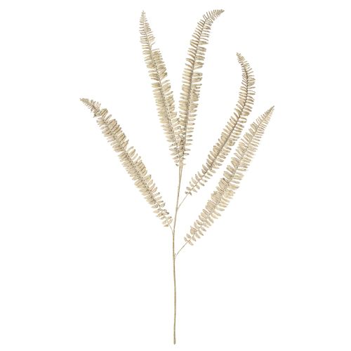 Article Fougère artificielle ramifiée blanche crème plantes artificielles L120cm