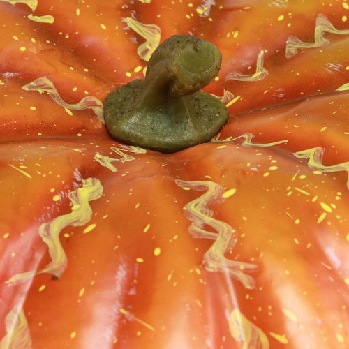 Article Citrouille artificielle orange légume artificiel automne Ø27cm