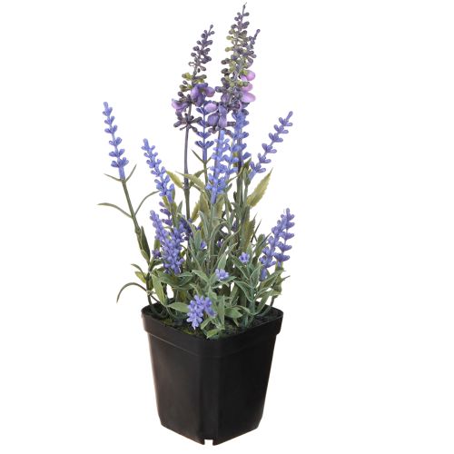 Article Lavande artificielle en pot Plantes artificielles à fleurs 25 cm