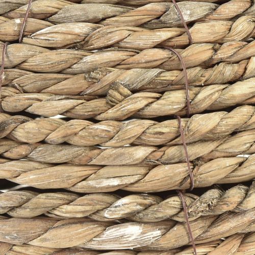 Article Boule décoration paille à suspendre gris lavé Ø20cm 2pcs