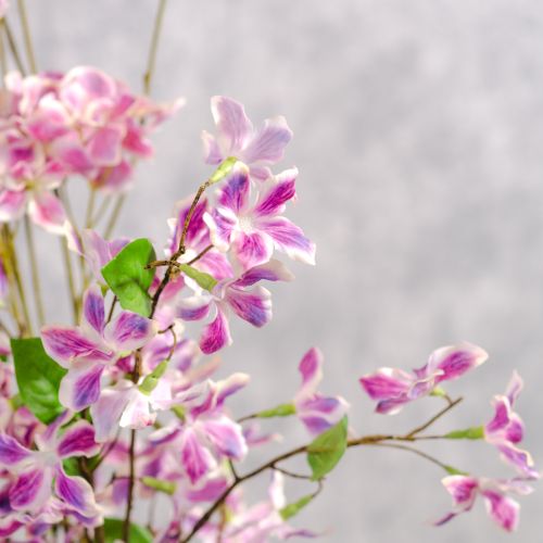 Article Branche de clématite artificielle, décoration de table longue durée, 110 cm, lot de 3